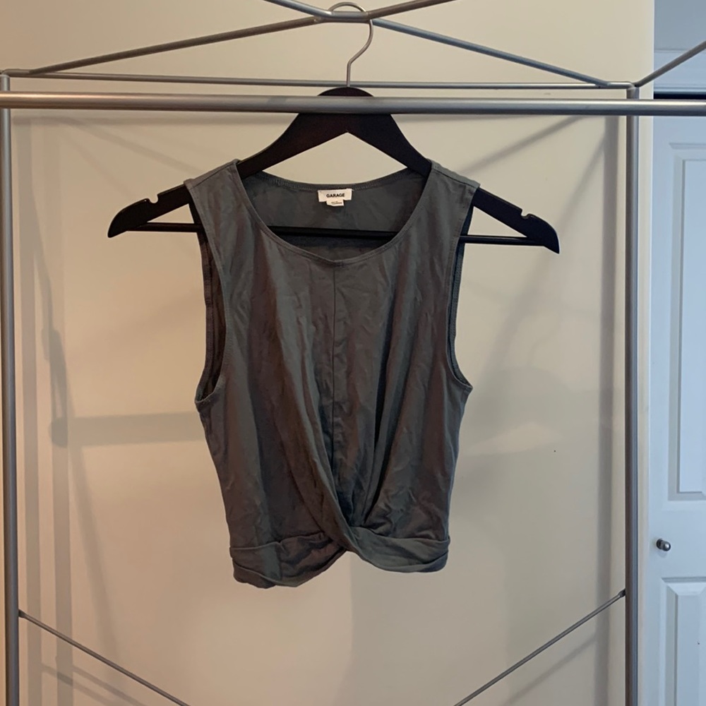 Twist front crop top purchased from Garage Clothing